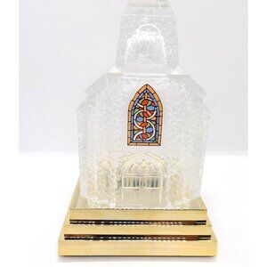 Christmas Silent Night Crystal Light-Up Church New in Box